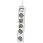 Philips ��������� 5x Schuko 16A, 1.5m, ����� - (CHP2154W-10)