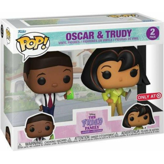 Funko Pop! 2-Pack Disney: The Proud Family Louder Prouder - Oscar Trudy (Special Edition) Vinyl Figures