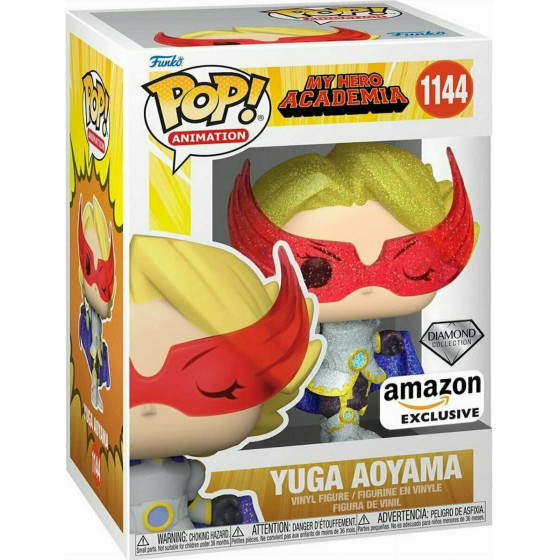 Funko Pop! Animation: My Hero Academia S9 - Yuga Aoyama (Glitter) (Diamond Collection) (Amazon Exclusive) #1144 Vinyl Figure