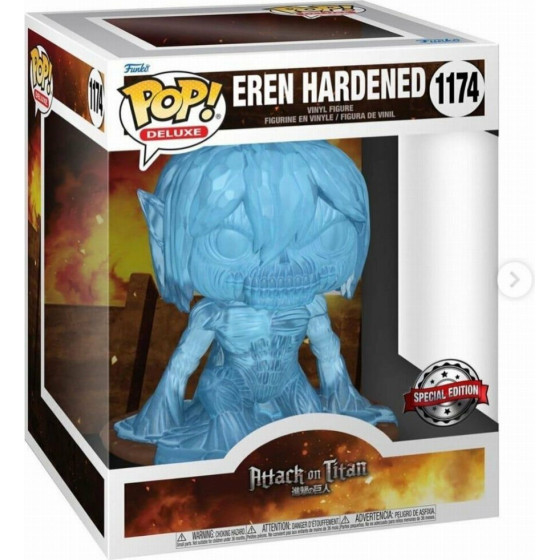 Funko Pop! Deluxe: Attack on Titan S3 - Eren Hardened (Special Edition) #1174 Vinyl Figure