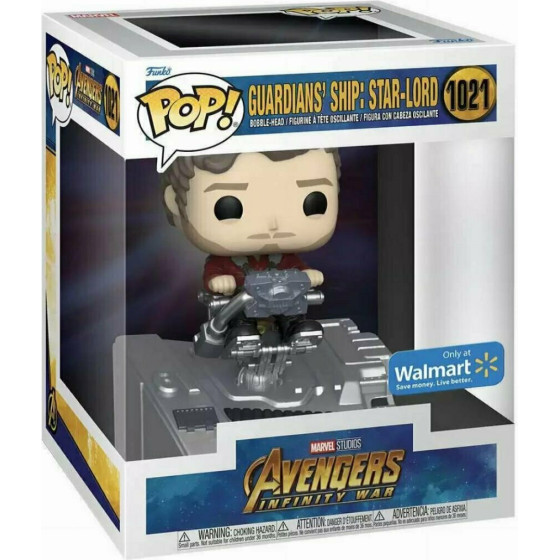 Funko Pop! Deluxe: Marvel Avengers Infinity War - Guardians Ship: Star-Lord (Special Edition) #1021 Bobble-Head Vinyl Figure
