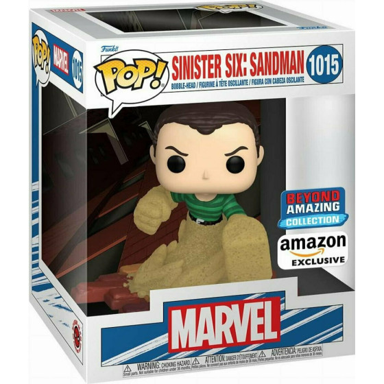 Funko Pop! Deluxe: Marvel Sinister Six: Sandman (Amazon Exclusive) #1015 Bobble-Head Vinyl Figure
