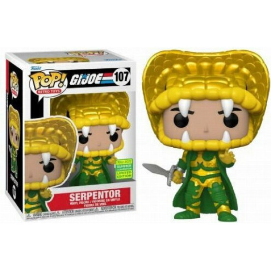 Funko Pop! Retro Toys: G.I. Joe - Serpentor (Convention Limited Edition) #107 Vinyl Figure