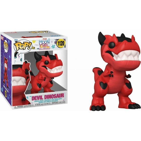 Funko Pop! Super Marvel: Moon Girl Devil Dinosaur S1 - Devil Dinosaur #1120 Bobble-Head Vinyl Figure (6)
