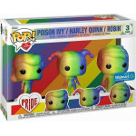 Funko Pops! with Purpose DC Pride: 3-Pack Heroes - Poison Ivy, Harley Quinn, Robin (Special Edition) Vinyl Figure