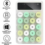 Alcatroz Numeric Pad Jellybean Num A3 Crayon Green - (NUMA3CG)