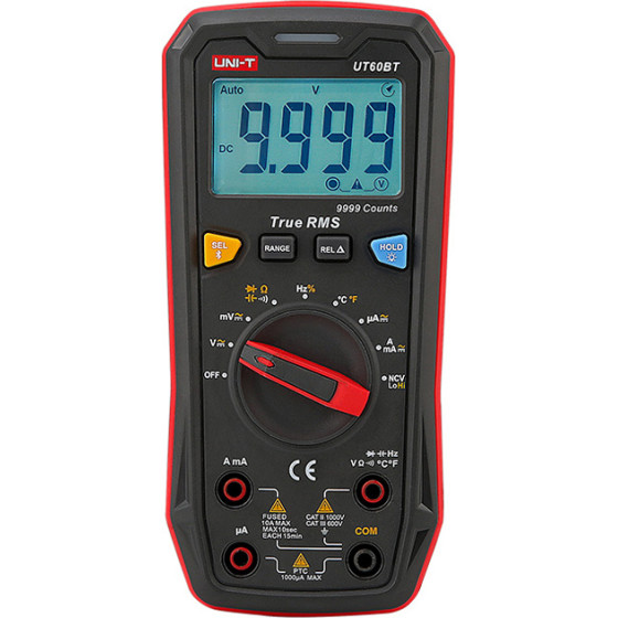 Uni-T ������� ��������� 1000V AC/DC, NCV, Bluetooth, True Rms - (UT60BT)