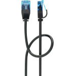 Powertech ������� ������� Cat 6a U/UTP, copper, slim, 1m, ����� - (PTR-0142)