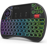 RIITEK �������� ������������ Mini X8 �� touchpad, Rgb backlit, 2.4GHz - (RT-MINIX8)