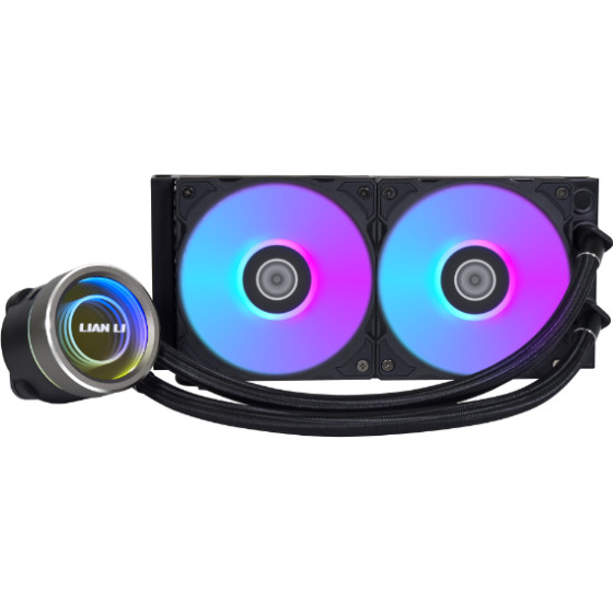 Lian Li Galahad Ii Trinity 240 Black - Aio Gpu Liquid Cooler With Argb Fans - (G89.GA2T24B.00)