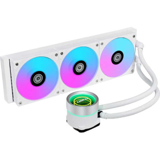 Lian Li Galahad Ii Trinity 360 White - Aio Gpu Liquid Cooler With Argb Fans - (G89.GA2T36W.00)