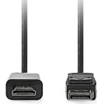 Nedis CCGL37100BK20 Displayport Cable Displayport Male - Hdmi Connector 1080p 2.00m BLACK