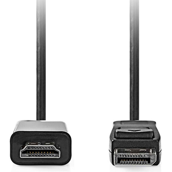 Nedis CCGL37100BK20 Displayport Cable Displayport Male - Hdmi Connector 1080p 2.00m BLACK