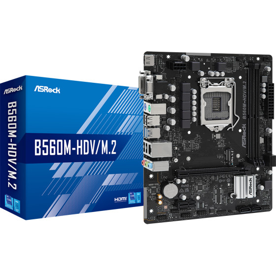 Asrock B560M-HDV/M.2 - (90-MXBLE0-A0UAYZ)
