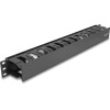 DeLock Cable Management ��� Rack 19''/1U, 2 ���������, ����� - (67021)
