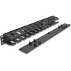 DeLock Cable Management ��� Rack 19''/1U, 2 ���������, ����� - (67021)