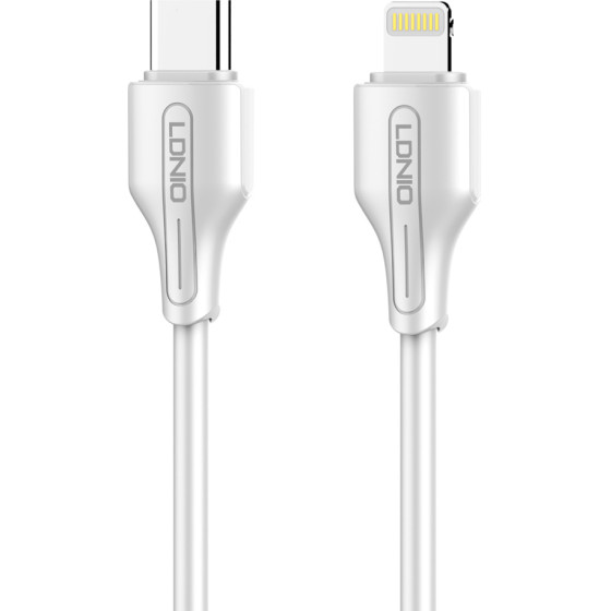 Ldnio ������� Lightning �� USB-C LC121I, 30W PD, 1m, �����
