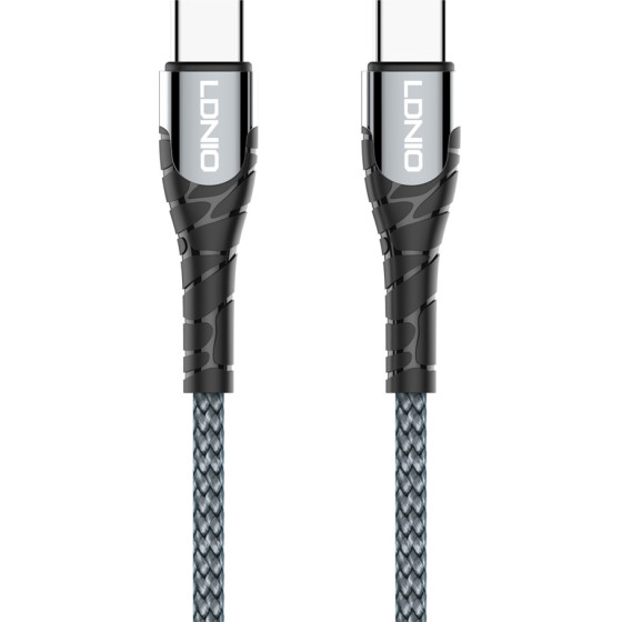 Ldnio ������� USB-C �� USB-C LC101, 65W PD, 1m, ����