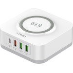 Ldnio ������� �������� AW004, USB-C/3x USB/wireless, 32W, PD/QC, ������
