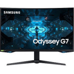 Samsung Monitor Odyssey G7, Curved Wqhd Lcd Va QLED, 32'', 16:9, 350CD/M2, 2500:1, 1MS, 2560x1440, 1x Hdmi v2/Dp v1.4/Usb HUB/Hp OUT, 240Hz, FREESYNC/GSYNC, GAMING, HAS, TILT, PIVOT, SWIVEL, BLACK, 2YW. - (LC32G75TQSPXEN)