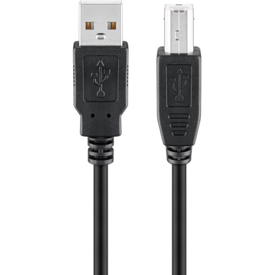 Goobay ������� Usb �� Usb Type B 0.25m, 480Mbps, ����� - (95129)