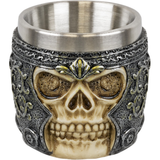 ALBAINOX ������ ������������ TOLE10 Decoration Skull Shot glass. 6 cm, 39028