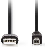 Nedis CCGL60101BK30 Usb 2.0 CABLE, USB-A Male - USB-B Male 4.5W 480MBps 3.00m BLACK
