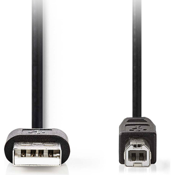 Nedis CCGL60101BK30 Usb 2.0 CABLE, USB-A Male - USB-B Male 4.5W 480MBps 3.00m BLACK