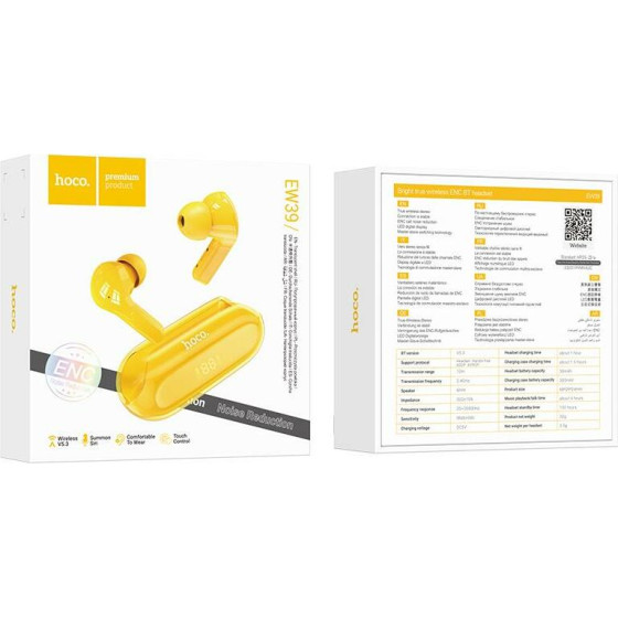 Hoco Bright ��������� BLUETOOTH, �������, Enc - (EW39)