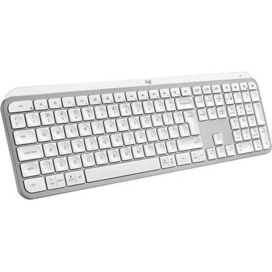 Logitech Keyboard Illuminated Wireless Mxkeys S Pale Grey - (920-011588)