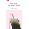XO NB-Q226A 27W Silicone two-Color TYPE-C To Lightning Data Cable Pink - (XO NB-Q226A Pink)