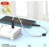 XO NB-Q248A Suluo Series Portable Silicone Type-c To Lightning 27W L=25cm Strip Cable Black - (XO NB-Q248A Black)