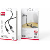 XO NB208 Liquid Silicone Data Lightning Cable Black - (NB208 Lighting Black)