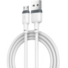 XO NB208 Liquid Silicone Data Lightning Cable White - (NB208 Lighting White)