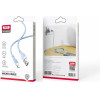 XO NB208 Liquid Silicone Data Micro Cable Blue - (NB208 Micro Blue)