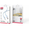 XO NB208 Liquid Silicone Data Typec Cable Blue - (NB208 Typec Blue)