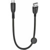 XO NB247 Suluo Series Portable Silicone 6A Micro Data Cable L=25cm With Cable Clip - (XO NB247 Micro)