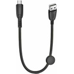 XO NB247 Suluo Series Portable Silicone 6A Micro Data Cable L=25cm With Cable Clip - (XO NB247 Micro)