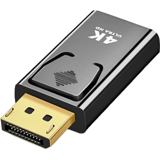 Adapter Dp To HDMI, Displayport (DP) To Hdmi 4k Video Audio Converter Adapter 1080p Compatible With Monitor Projector 4K Video Audio Adapter.