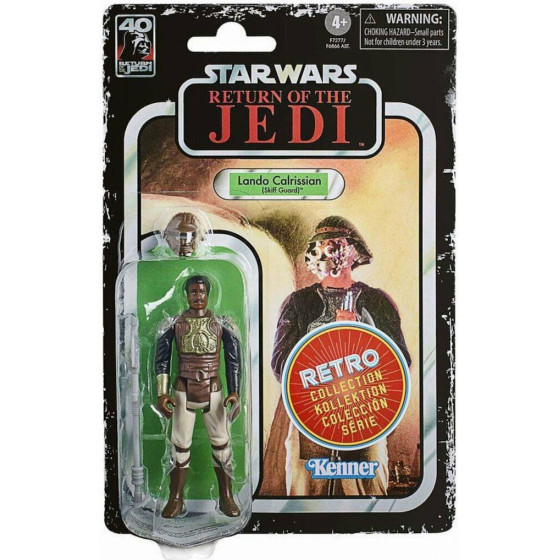 Hasbro Fans - Disney Star Wars Return of the Jedi Retro Collection: Lando Calrissian (Skiff Guard) Action Figure (10cm) (F7277)