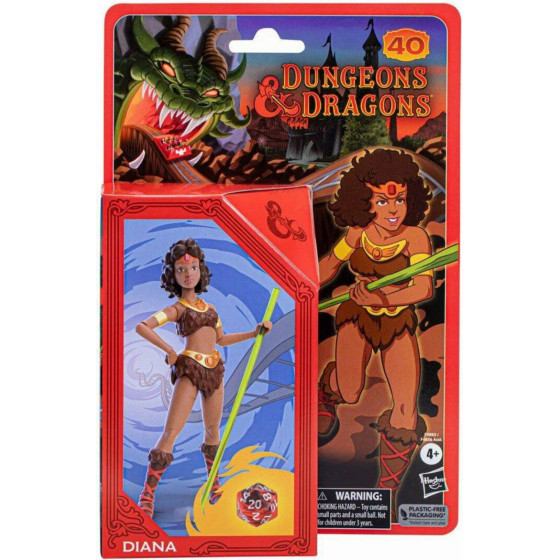 Hasbro Fans - Dungeons Dragons Retro Collection: Diana Action Figure (15cm) (Excl.) (F4883)
