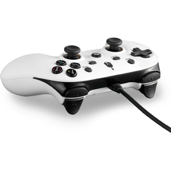 Spartan Gear - Oplon Wired Controller (Compatible with PC and Playstation 3) (colour: White)