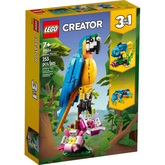 LEGO Creator: 3in1 Exotic Parrot (31136)