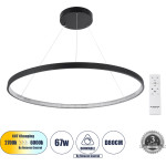 GloboStar Diamond �������� ��������� ���������-������ Led Cct 67W 7504lm 360� Ac 220-240V - �������� �������� ���� ���������������� All In One ����� 6000k+������ 4500k+����� 2700k Dimmable �80cm - ����� - 3 Years Warranty - (61520)