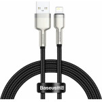 Baseus Usb Cable For Lightning Baseus Cafule, 2.4A, 1m Black - (CALJK-A01)