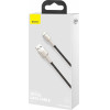 Baseus Usb Cable For Lightning Baseus Cafule, 2.4A, 1m Black - (CALJK-A01)