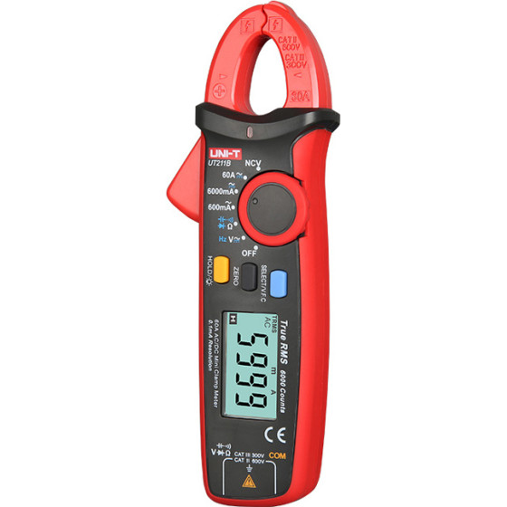 Uni-T ���� ������� �������������� 60A AC/DC, NCV, True Rms - (UT211B)