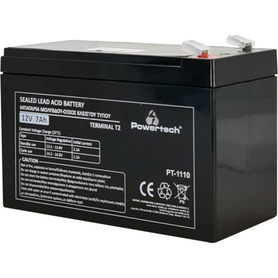 Powertech �������� �������� 12V 7Ah, T2 - (PT-1110)