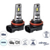 GloboStar 7S H16 Kit ������� �������� ����������� & ������������ 3rd Generation Can-Bus Extreme Series Led 7035 Smd 40W 7200lm Dc 13.5-15V ��������� IP68 ����� ����� 6000K - (85654)