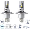 GloboStar 7S H4 Kit ������� �������� ����������� & ������������ 3rd Generation Can-Bus Extreme Series Led 7035 Smd 40W 7200lm Dc 13.5-15V ��������� IP68 ����� ����� 6000K - (85648)